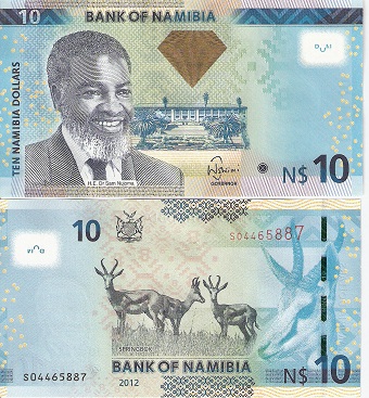 валюта Намібії
