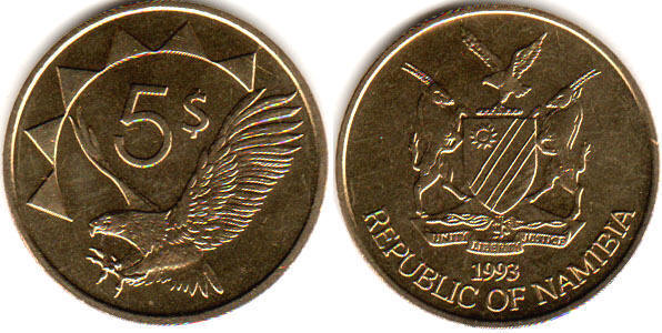 Монети Намібії
